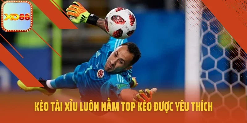 Kèo tài xỉu luôn nằm top kèo được yêu thích